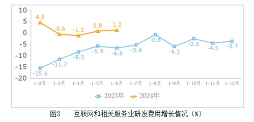 开云 开云体育官网工信部：2024年上半年互联网业务收入保持平稳增长(图3)